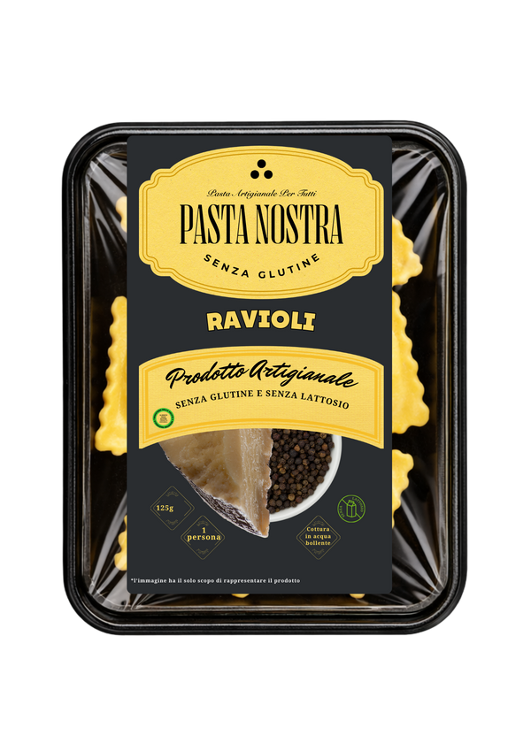 Ravioli Cacio e Pepe 125g.