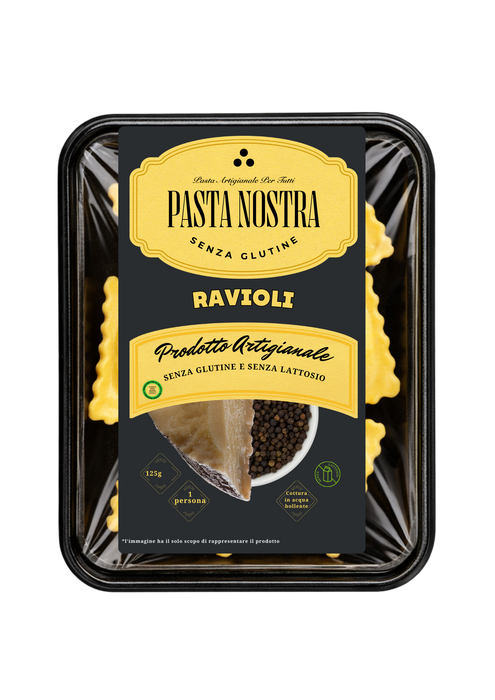 Ravioli Cacio e Pepe 125g.