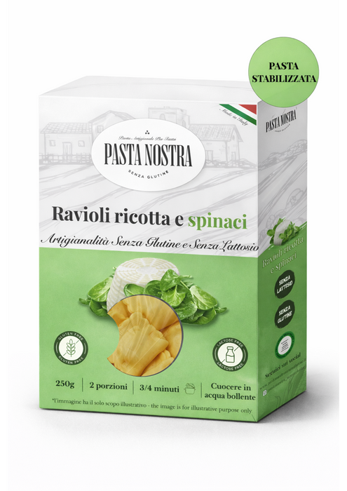 Pasta Stabilizzata Ravioli Ricotta e Spinaci 250g